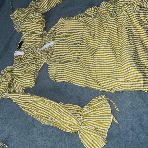 Pretty Little Thing Milk Maid Dress - Picture 3 of 6